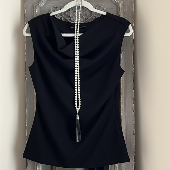 White House Black Market Sleeveless Shell Sz XS. - Picture 5 of 5